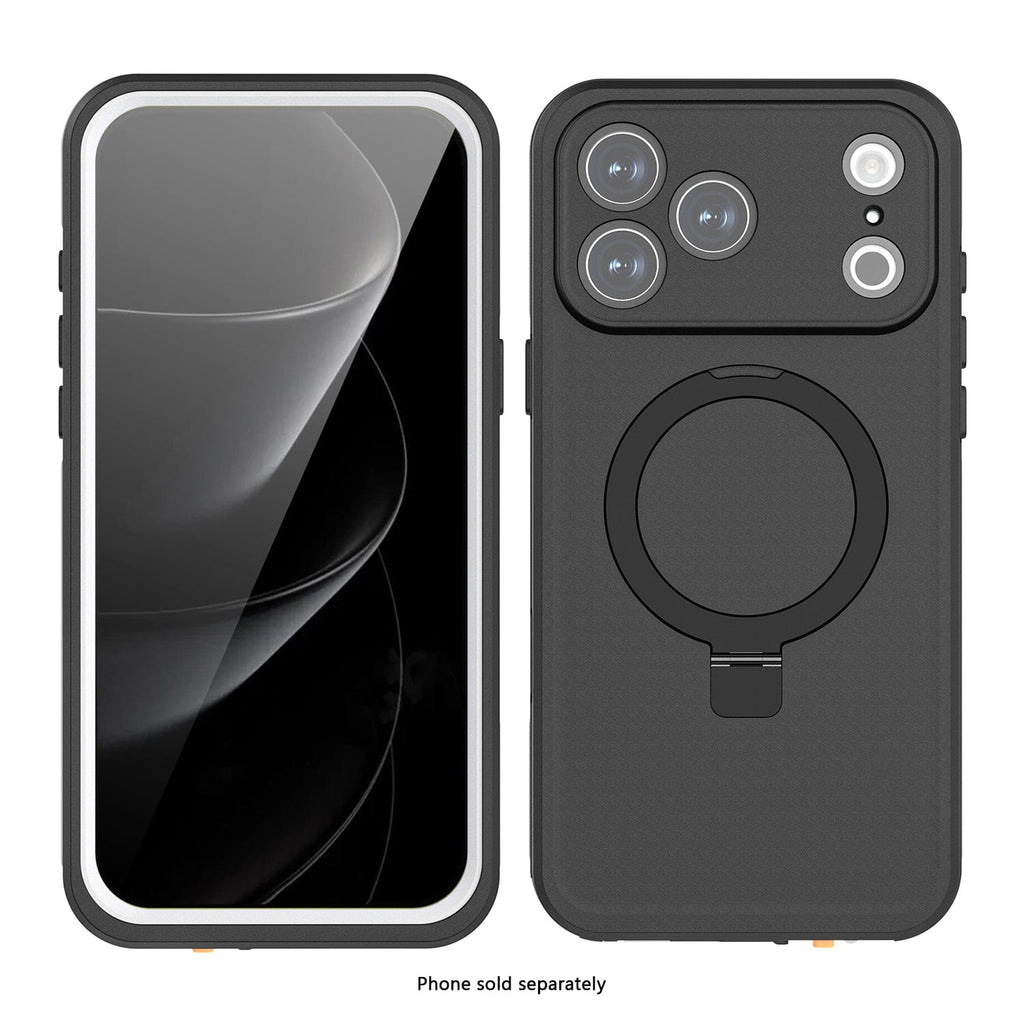 iPhone 17 Pro Max Waterproof Case - MagSafe Kickstand, Integrated Screen & Camera Protection | Oasis Series